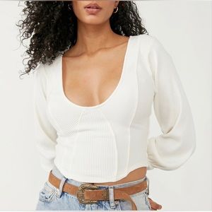 NWT FREE PEOPLE PETRA TOP SIZE SMALL